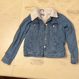 Sherpa Jean Jacket - TOP SHOP